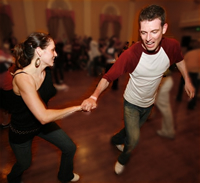 Lindy Hop Meets Salsa!