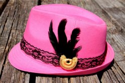 Hot Pink Fedora